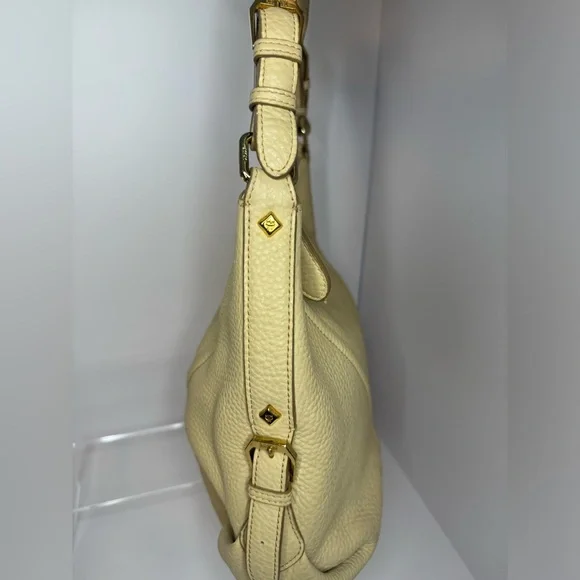 #244 MCM Pebbled Leather Hobo Shoulder Bag - Picture 5 of 16